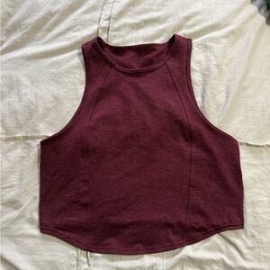 Soft Sueded Crewneck Cropped
Tank Top